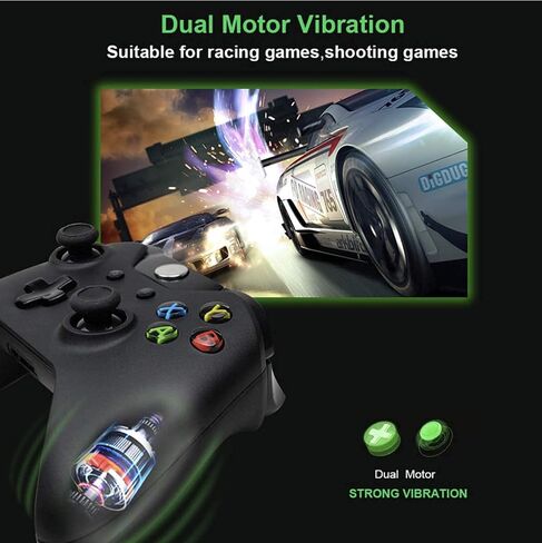 شاسدي وحدة تحكم لاسلكية لجهاز Xbox one V2 لجميع موديلات Xbox One وسلسلة X S والكمبيوتر (اسود) in Kuwait
