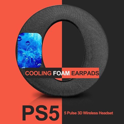 وسائد أذن جل تبريد PS5 - متوافقة مع سماعة رأس PS5 Playstation 5 Pulse 3D (قماش تبريد هجين) in Kuwait
