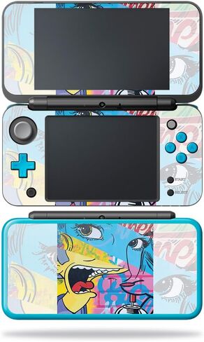 غلاف MightySkins متوافق مع Nintendo New 2DS XL - Graffiti Wild Styles | غطاء ملتف واقٍ ومتين وفريد ​​من نوعه من الفينيل | سهل التطبيق والإزالة وتغيير الأنماط | صنع في الولايات المتحدة الأمريكية in Kuwait