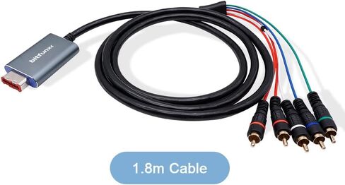 كيبل مكون لفيديو مكونات جيم كيوب 5RCA YPbPr لنينتندو جيم كيوب NGC مخرج ايه في رقمي in Kuwait