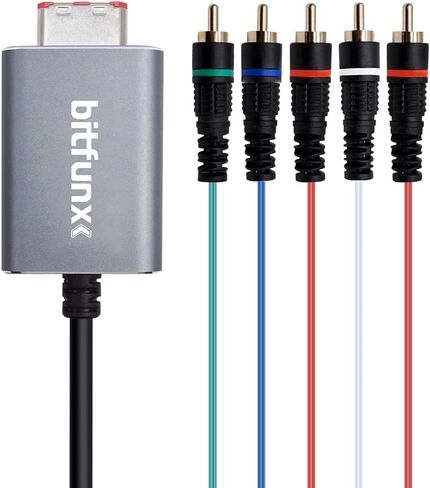 كيبل مكون لفيديو مكونات جيم كيوب 5RCA YPbPr لنينتندو جيم كيوب NGC مخرج ايه في رقمي in Kuwait