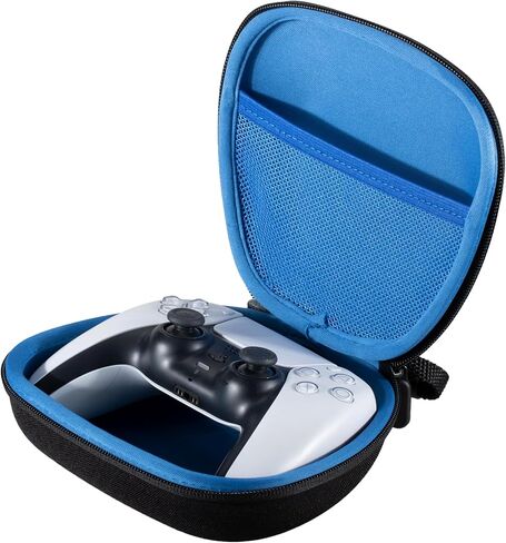 PlayRealm Travel Case Rechargeable by Cable Compatible with PS5,PS4,Xbox Series/One, Switch Pro Controller (Blue) in Saudi Arabia