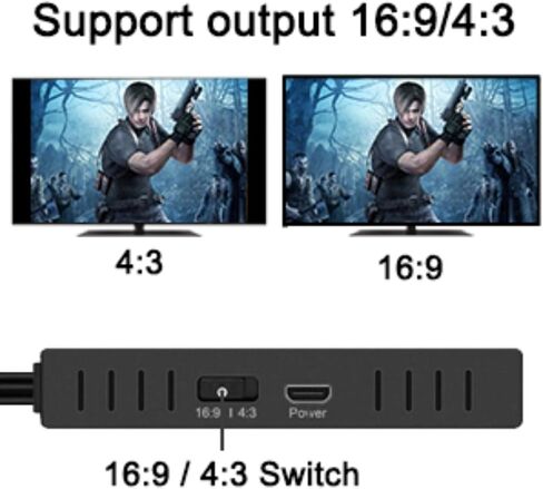 واي دي مايد محول HDMI N64 N64 ملحقات N64 متوافق مع وحدة تحكم العاب N64/جيم كيوب/SNES/SFC N64 الى محول HDMI يدعم تحويل 16:9/4:3 in Kuwait