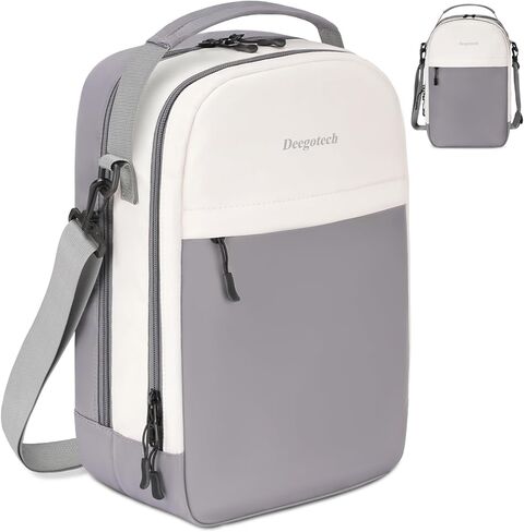 Carrying Case for Steam Deck Console & Accessories, Storage Bag for Asus Rog Ally & Switch，Crossbody Protective Travel Bag Double-layer Backpack with Multi-Pockets For AC Adapter, Docking Station in Kuwait