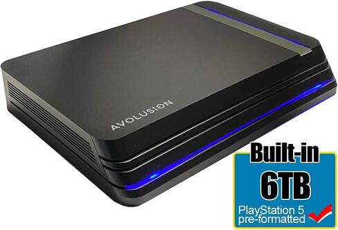 Avolusion PRO-X 6TB USB 3.0 External Gaming Hard Drive for PS5/PS4 Game Console - 2 Year Warranty in Saudi Arabia