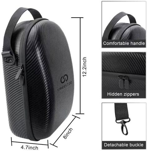 حقيبة حمل صلبة للسفر من UMEEUTOO متوافقة مع Meta Quest Pro وملحقاتها، حافظة ذات مساحة كبيرة للواقع الافتراضي والملحقات وجميع أحزمة الرأس in Kuwait