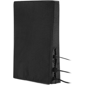 Dust Cover for PS5 Game Console, for Digital and CD ROM Edition, Oxford Cloth Vertical Protector Case, Anti Scratch Waterproof Dust Guard, Precision Cut(Black) in Saudi Arabia