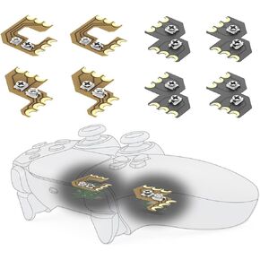 طقم إصلاح إصلاح الانجراف لعصا التحكم ElecGear 8X لوحدة التحكم، وحل مشكلة انجراف أعواد الإبهام مع مقاوم متغير للتصحيح لأجهزة PS5، وPS4، وSteam Deck، وXbox، وSwitch Pro، والطائرة بدون طيار، والعصي التناظرية VR in Kuwait