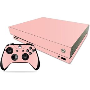 غلاف MightySkins متوافق مع جهاز Microsoft Xbox One X - برتقالي صلب | غطاء ملتف واقٍ ومتين وفريد ​​من نوعه من الفينيل | سهل التطبيق والإزالة وتغيير الأنماط | صنع في الولايات المتحدة الأمريكية in Kuwait