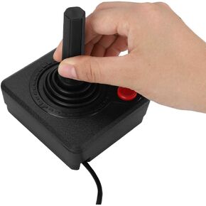 Heayzoki 3D Analog Game Joystic Controller for Atari 2600,Retro Classic Analog Joystick Game Control,Four Way Joystick,Flexible in Use