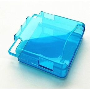 حافظات واقية بلاستيكية بغطاء علوي وسفلي جديدة لجهاز نينتيندو GBA SP جيم بوي أدفانس سبي - أزرق شفاف in Saudi Arabia