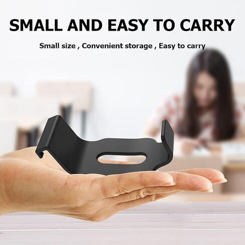 حامل أذرع تحكم لبلاي ستيشن 5، 2 حزمة من حامل سماعة رأس مع حامل ذراع تحكم لجهاز بلاي ستيشن 5 ووحدات التحكم اكس بوكس اكس / S وسماعات الألعاب، بدون مسامير وبدون شريط لاصق - أسود in Kuwait