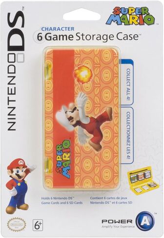 PowerA DS Official Nintendo Character 6 Game Storage Case - Mario in Kuwait