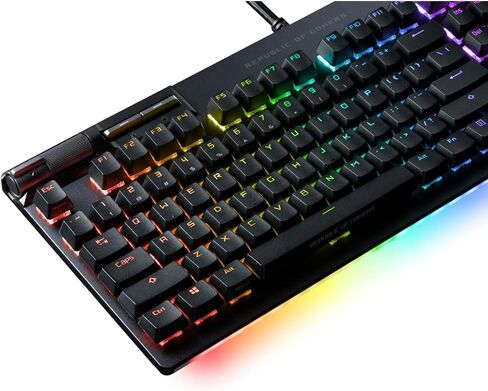 ASUS ROG Strix Flare II Animate 100% RGB Gaming Keyboard - Hot-swappable, ROG NX Brown Tactile Switches, Customizable LED Display, PBT Keycaps, Acoustic Dampening Foam, Media Controls, Wrist Rest in Saudi Arabia