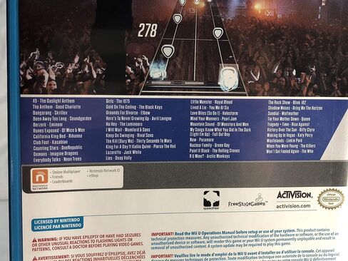 Guitar Hero: Live for Wii U (Game ONLY) (Renewed) in Saudi Arabia