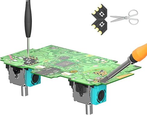 طقم إصلاح إصلاح الانجراف لعصا التحكم ElecGear 8X لوحدة التحكم، وحل مشكلة انجراف أعواد الإبهام مع مقاوم متغير للتصحيح لأجهزة PS5، وPS4، وSteam Deck، وXbox، وSwitch Pro، والطائرة بدون طيار، والعصي التناظرية VR in Saudi Arabia