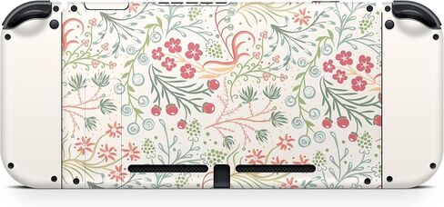 Tacky Design Sakura Skin Compatible with Nintendo Switch Skin - Premium Vinyl 3M Cherries Blossoms Flowers Nintendo Switch Stickers Set - Switch Skin for Console, Dock, Joy Con - Decal Full Wrap in Saudi Arabia