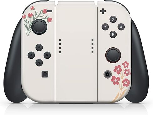 Tacky Design Sakura Skin Compatible with Nintendo Switch Skin - Premium Vinyl 3M Cherries Blossoms Flowers Nintendo Switch Stickers Set - Switch Skin for Console, Dock, Joy Con - Decal Full Wrap in Saudi Arabia