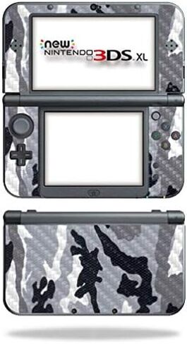 غلاف MightySkins من ألياف الكربون لجهاز Nintendo New 3DS XL (2015) - خشب قوس قزح | لمسة نهائية واقية ومتينة من ألياف الكربون | سهل التطبيق والإزالة وتغيير الأنماط | صنع في الولايات المتحدة الأمريكية in Kuwait