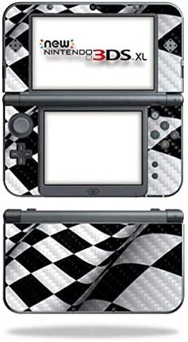 غلاف MightySkins من ألياف الكربون لجهاز Nintendo New 3DS XL (2015) - خشب قوس قزح | لمسة نهائية واقية ومتينة من ألياف الكربون | سهل التطبيق والإزالة وتغيير الأنماط | صنع في الولايات المتحدة الأمريكية in Kuwait