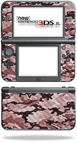 غلاف MightySkins من ألياف الكربون لجهاز Nintendo New 3DS XL (2015) - خشب قوس قزح | لمسة نهائية واقية ومتينة من ألياف الكربون | سهل التطبيق والإزالة وتغيير الأنماط | صنع في الولايات المتحدة الأمريكية in Kuwait