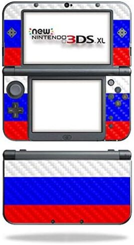 غلاف MightySkins من ألياف الكربون لجهاز Nintendo New 3DS XL (2015) - خشب قوس قزح | لمسة نهائية واقية ومتينة من ألياف الكربون | سهل التطبيق والإزالة وتغيير الأنماط | صنع في الولايات المتحدة الأمريكية in Kuwait