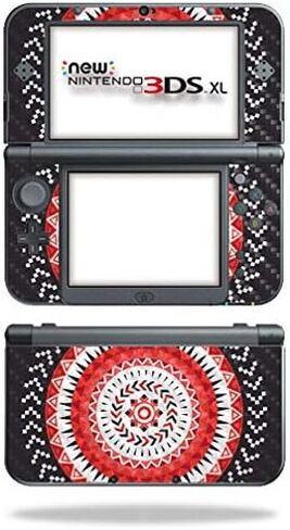 غلاف MightySkins من ألياف الكربون لجهاز Nintendo New 3DS XL (2015) - خشب قوس قزح | لمسة نهائية واقية ومتينة من ألياف الكربون | سهل التطبيق والإزالة وتغيير الأنماط | صنع في الولايات المتحدة الأمريكية in Kuwait