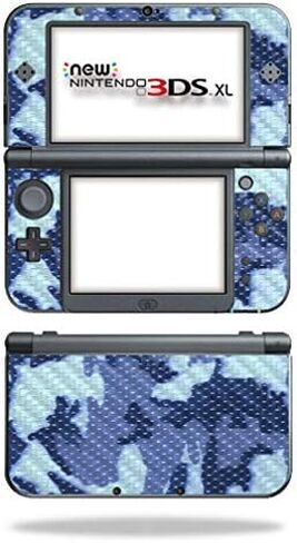 غلاف MightySkins من ألياف الكربون لجهاز Nintendo New 3DS XL (2015) - خشب قوس قزح | لمسة نهائية واقية ومتينة من ألياف الكربون | سهل التطبيق والإزالة وتغيير الأنماط | صنع في الولايات المتحدة الأمريكية in Kuwait