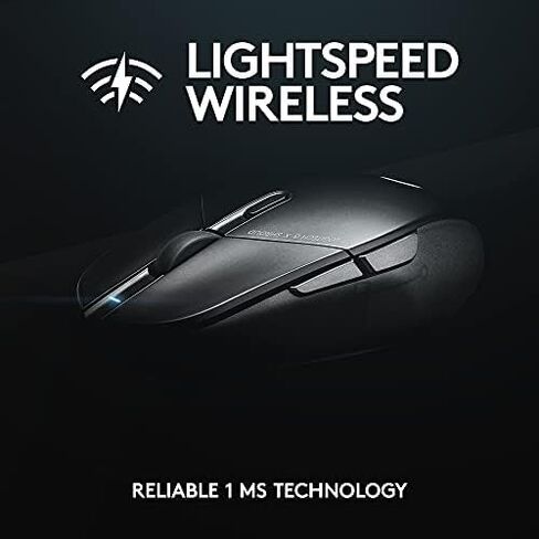 ماوس الألعاب اللاسلكي Logitech G303 Shroud Edition - Lightspeed Wireless - Hero 25K - 25600 نقطة لكل بوصة - 75 جرام - 5 أزرار - الكمبيوتر الشخصي - أسود (متجدد) in Saudi Arabia
