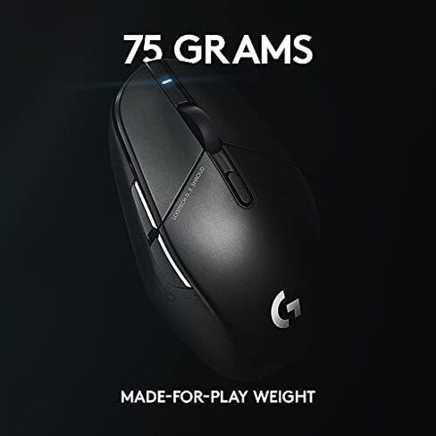 ماوس الألعاب اللاسلكي Logitech G303 Shroud Edition - Lightspeed Wireless - Hero 25K - 25600 نقطة لكل بوصة - 75 جرام - 5 أزرار - الكمبيوتر الشخصي - أسود (متجدد) in Saudi Arabia