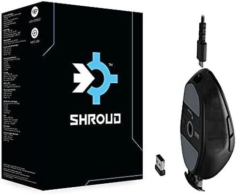 ماوس الألعاب اللاسلكي Logitech G303 Shroud Edition - Lightspeed Wireless - Hero 25K - 25600 نقطة لكل بوصة - 75 جرام - 5 أزرار - الكمبيوتر الشخصي - أسود (متجدد) in Saudi Arabia