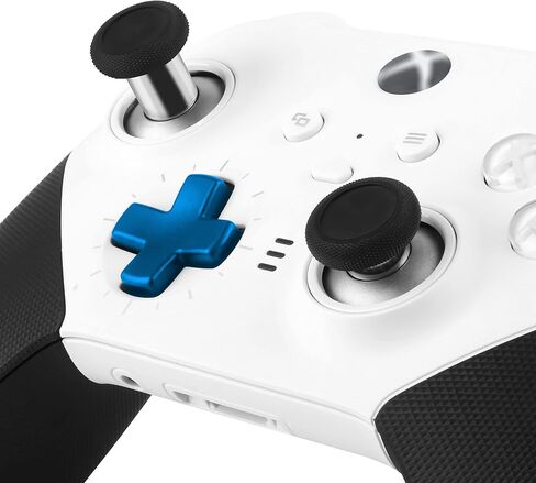 أعواد إبهام معدنية بديلة لوحدة تحكم Xbox Elite Series 2 Core، تتضمن حزمة المكونات 4 أعواد تحكم مغناطيسية قابلة للتبديل، 4 مجاذيف، 1 وسادات D قياسية، أجزاء إكسسوارات لجهاز Xbox One Elite 2 (أزرق) in Kuwait
