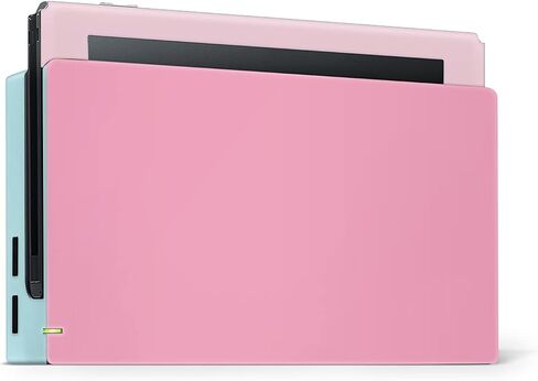 TACKY DESIGN Pastel Pink Classic Skin Compatible with Nintendo Switch Skins Decal, Switch Stickers Vinyl 3m Colorwave, Color Blocking Full Cover in Saudi Arabia