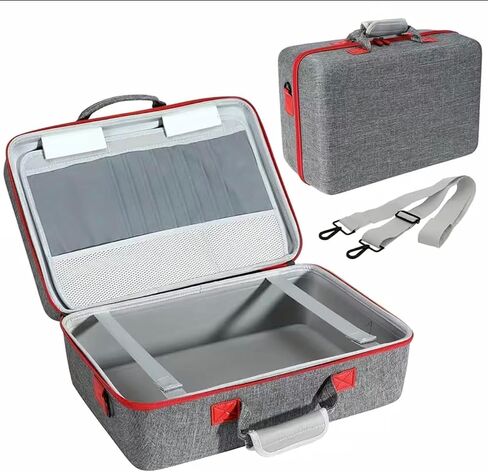 Carrying Case Compatible with PS5, [Upgraded] Hard Shell Carry Case Travel Bag, Shockproof and Waterproof Organizer Protective Case for Playstation 5 Console,Dual Controller and Accessories in Saudi Arabia