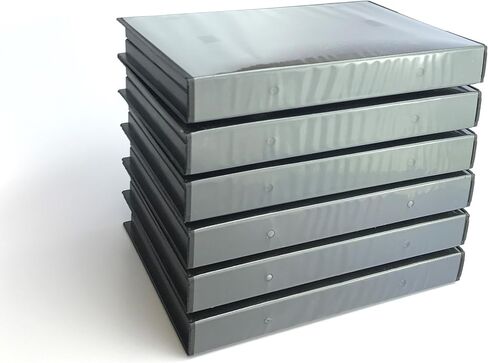 GGG0049 6 pack of clamshell cases for Sega Genesis Game Cartridges Protectors from Dust; Storage, (OEM games only will not hold third party games) (empty cover) in Kuwait