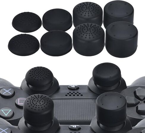 YoRHa Water Transfer Printing Camouflage Silicone Cover Skin Case for Sony PS4/slim/Pro Dualshock 4 Controller x 1(US Dollar) with Pro Thumb Grips x 8 in Saudi Arabia