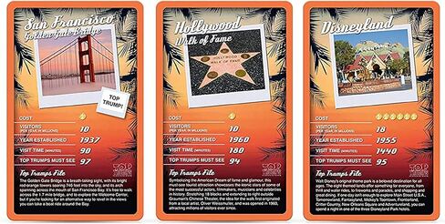 Top Trumps USA destinations Top Trumps Card Game in Saudi Arabia
