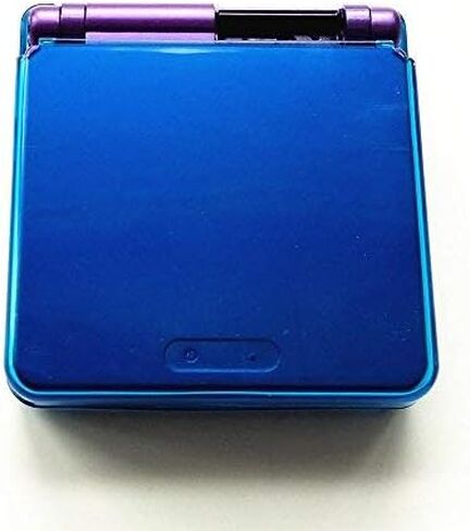 حافظات واقية بلاستيكية بغطاء علوي وسفلي جديدة لجهاز نينتيندو GBA SP جيم بوي أدفانس سبي - أزرق شفاف in Kuwait