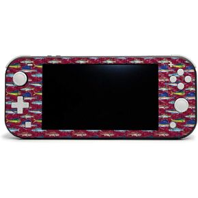 MightySkins Carbon Fiber Skin for Nintendo Switch Lite - Cheetah | Protective, Durable Textured Carbon Fiber Finish | Easy to Apply, Remove, and Change Styles | Made in The USA (CF-NISWILIT-Cheetah) in Kuwait