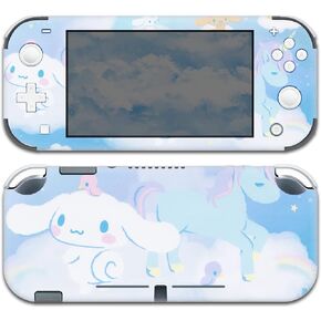 BelugaDesign Fat Cat Switch Skin | Pastel Sticker Wrap Vinyl Decal | Kawaii Cute Cutecore Animal Leaves Cartoon Full Set Compatible with Nintendo Switch 1 (Switch Standard, Multicolored) in Kuwait