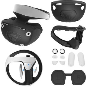 PSVR 2 Accessories, Silicone Face Cushion Cover, PSVR 2 Glasses Headset Protector Cover for Playstation VR2, Lens Dust Cover, PS VR2 Sense Controller Silicone Pad, PSVR2 Accessories Kit. in Kuwait