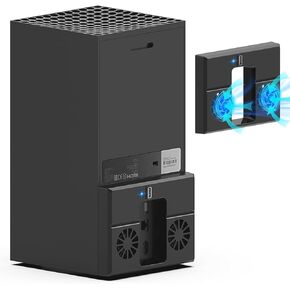 مروحة تبريد يو إس بي لأجهزة إكس بوكس سيريس إكس بون، ملحقات نظام التبريد من يوناهوت مع مروحة مزدوجة ومنفذ يو إس بي خارجي (فقط لأجهزة إكس بوكس سيريز إكس) in Kuwait