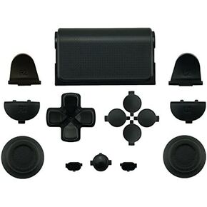 WPS Touch Pad Thumbsticks Dpad Home Full Buttons Set Replacement Parts for PS4 PlayStation 4 Dualshock 4 Controller Shell (for GEN 1 Controllers) (Black) in Kuwait