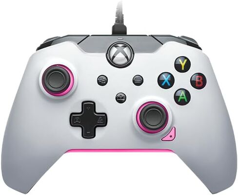 PDP Gaming Xbox Wired Controller - Fuse White/Pink in Saudi Arabia