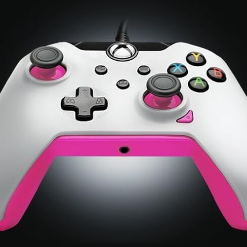 PDP Gaming Xbox Wired Controller - Fuse White/Pink in Saudi Arabia