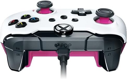 PDP Gaming Xbox Wired Controller - Fuse White/Pink in Saudi Arabia
