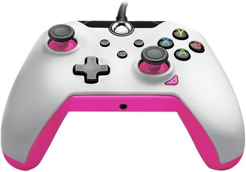 PDP Gaming Xbox Wired Controller - Fuse White/Pink in Saudi Arabia