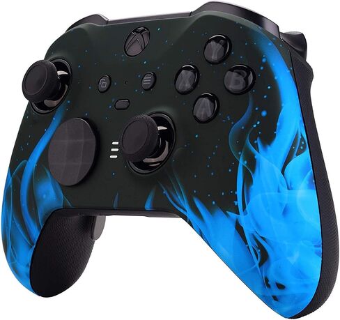 وحدة تحكم 7 Watts Elite Series 2 معدلة - Custom Pro Rapid Fire Mod - لألعاب Xbox One Series X S اللاسلكية والسلكية للكمبيوتر الشخصي - White Fire in Saudi Arabia