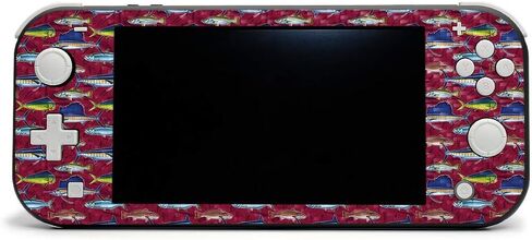 MightySkins Carbon Fiber Skin for Nintendo Switch Lite - Cheetah | Protective, Durable Textured Carbon Fiber Finish | Easy to Apply, Remove, and Change Styles | Made in The USA (CF-NISWILIT-Cheetah) in Kuwait