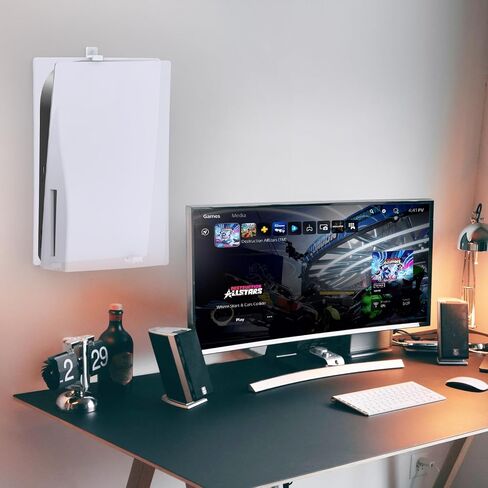 حامل Klipdasse على الحائط لملحقات PS5، حامل صغير متوافق مع أقراص Playstation 5 والرقمية in Kuwait